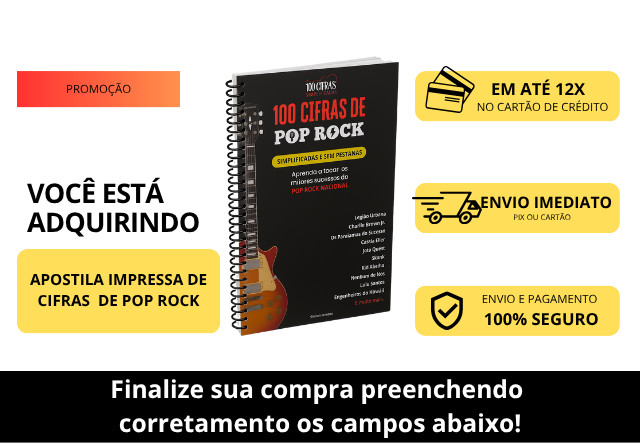100 CIFRAS DO POP ROCK NACIONAL SEM PESTANAS