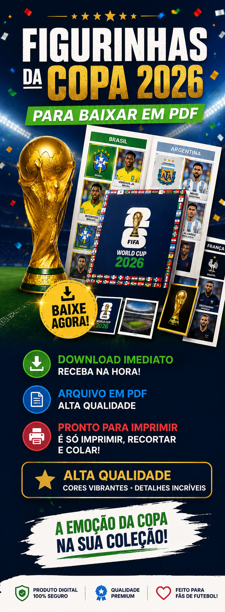 Figurinhas da Copa – PDF Premium