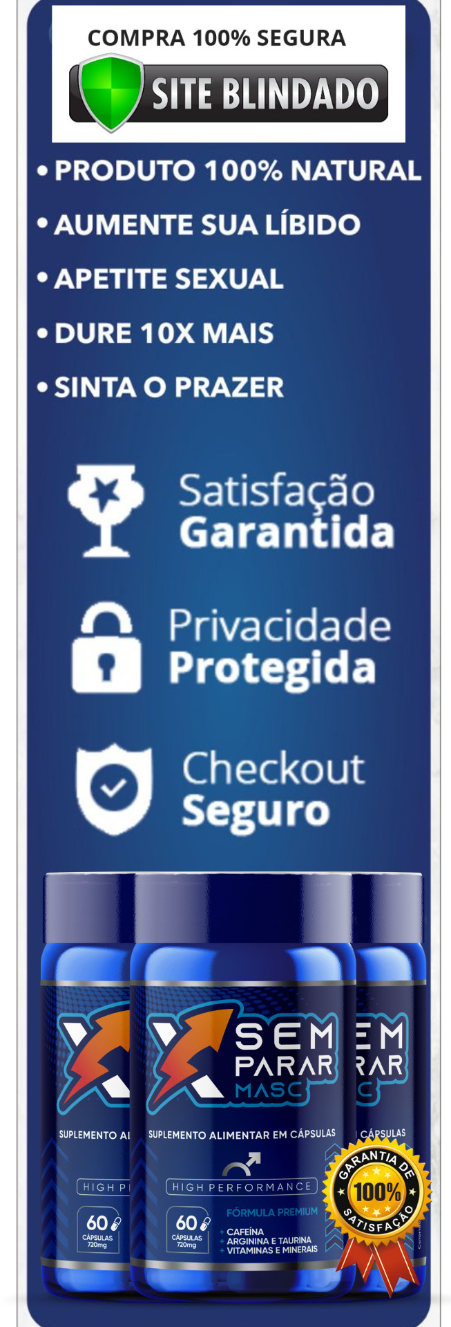 XSEM PARAR MASCULINO