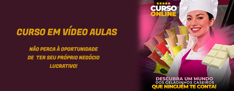 Curso de Geladinho Gourmet