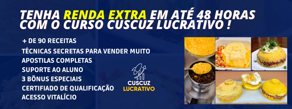 CURSO CUSCUZ LUCRATIVO