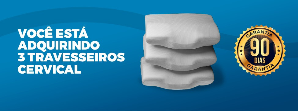 Travesseiro Cervical Viscoelástico
