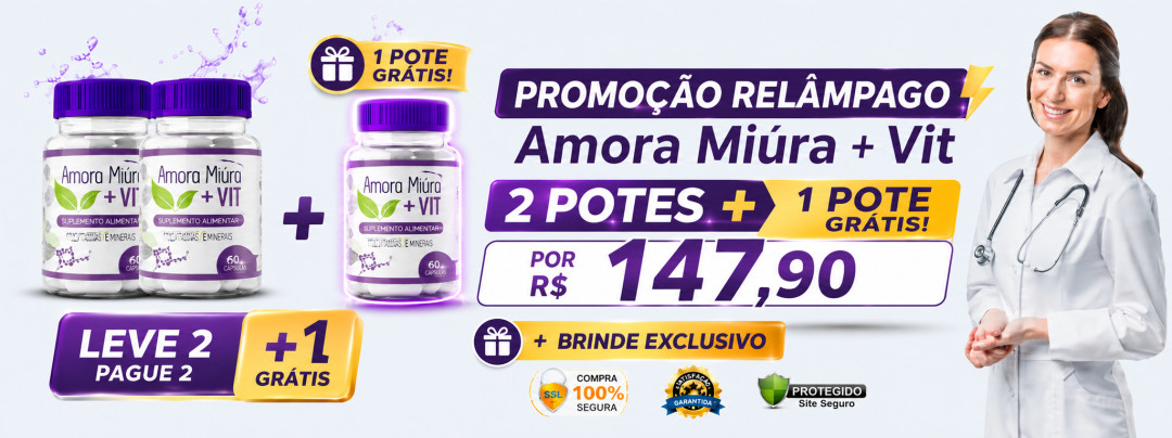 AMORA MIÚRA + VIT - XÔ MENOPAUSA!