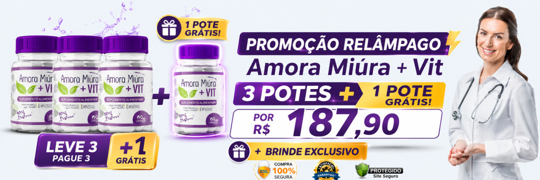 AMORA MIÚRA + VIT - XÔ MENOPAUSA!
