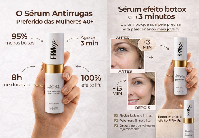 Antirrugas Lift Instantâneo FIRMup Le'Kéfir 15g 40+
